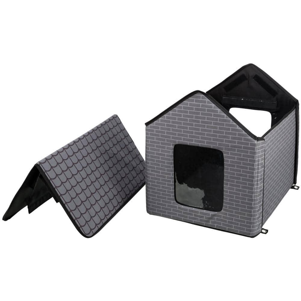 TRIXIE TRIXIE Insulated Outdoor Pet House, Waterproof Material, For Small Dogs and Cats, Feral Cats