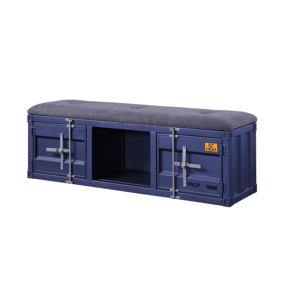 Acme Cargo Fabric Upholstered Storage Bench
