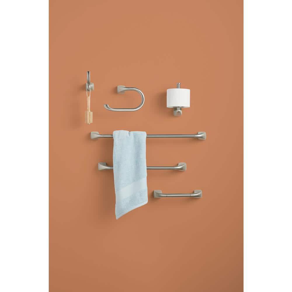 Gerber Gilde 18 in. Bathroom Towel Bar, Wall Mounted Metal Towel Holder, Includes Mounting Hardware and Template, Durable and Corrosion Resistant Finish, Modern Towel Rack Bath Accessory