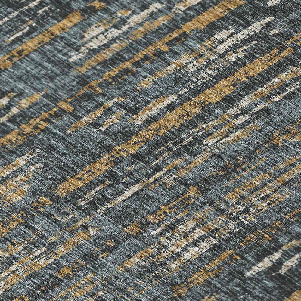 Addison Rugs Indoor/Outdoor Rylee Modern Stripes Washable Rug 9' x 12' - Granite