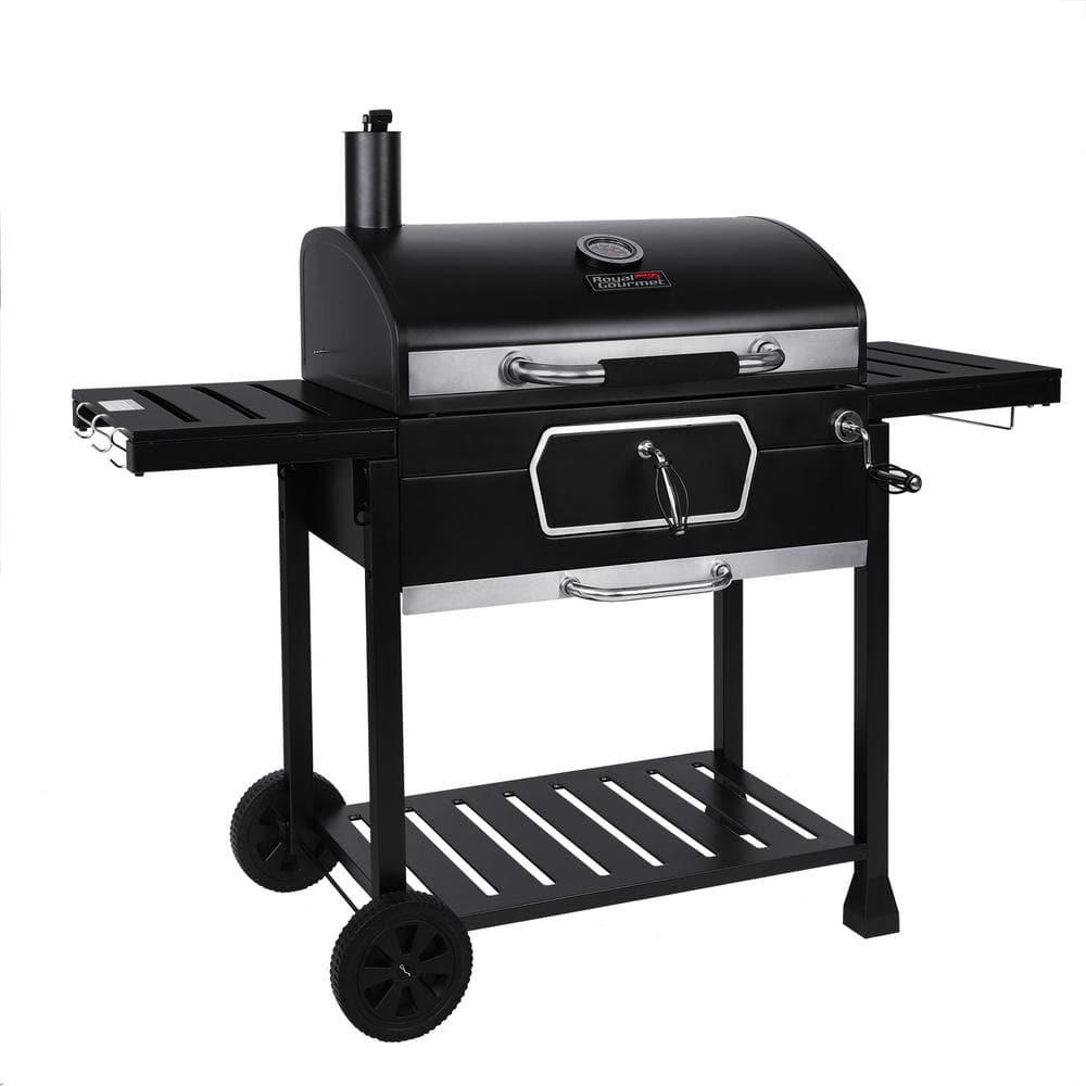 Royal Gourmet Deluxe 30-Inch Charcoal Grill, Black