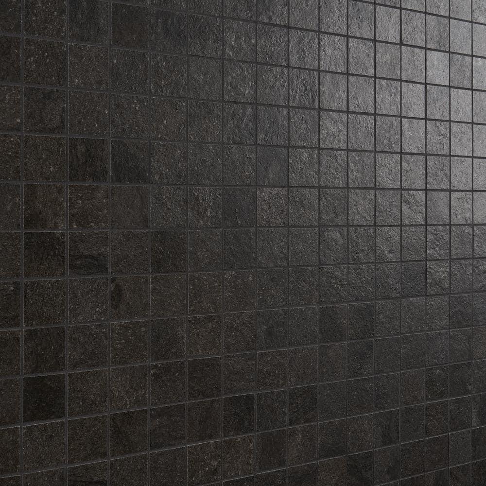 Dominion 11.81" x 11.81" Matte Porcelain Floor & Wall Mosaic Tile (0.97 Sq. Ft./Each)
