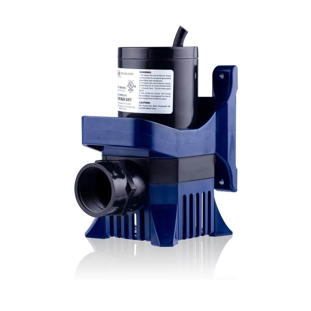 3100GPH Cyclone Pump with 33' Cord - Blue - Alpine Corporation: Submersible, Ceramic Shaft, Vortex Impeller