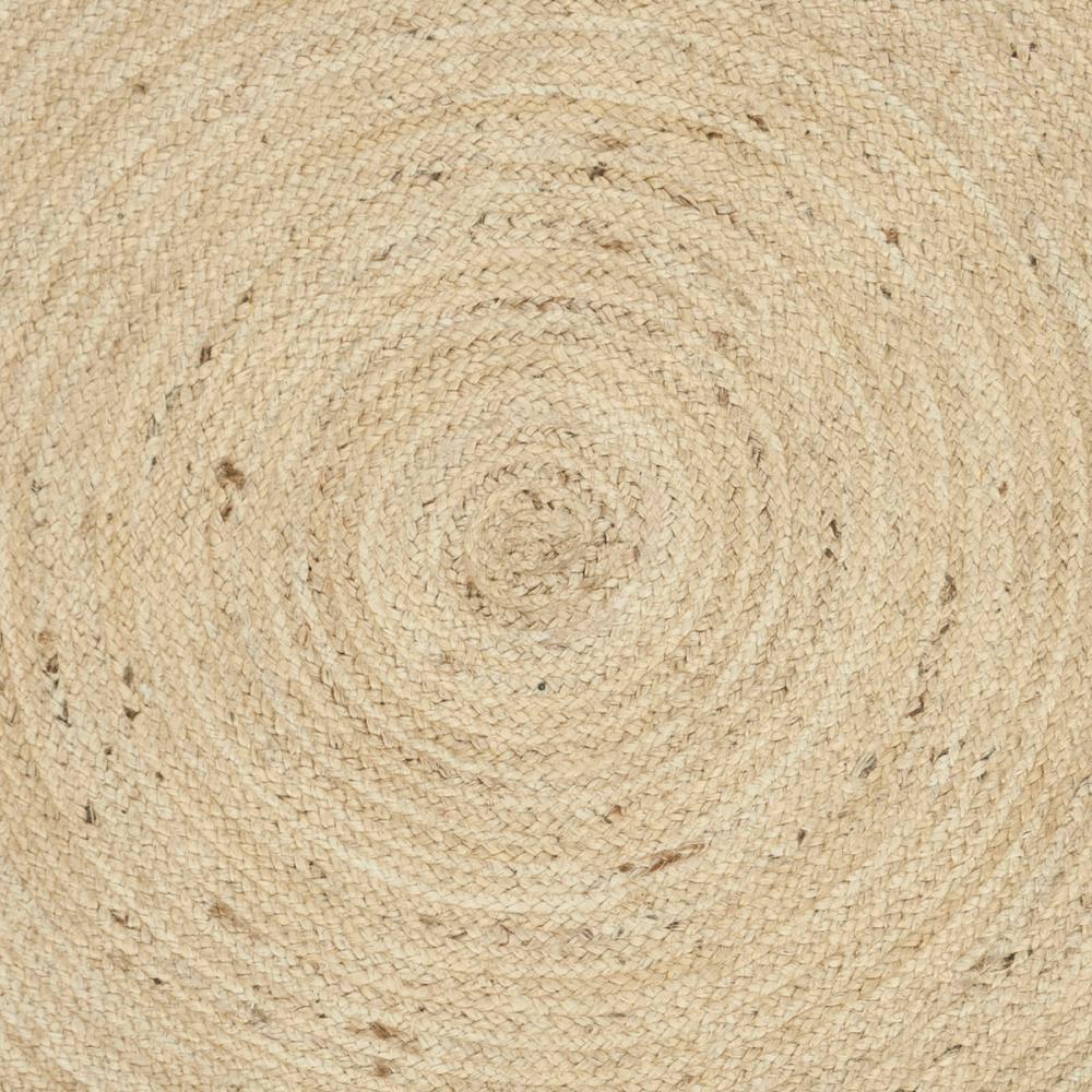 Cape Cod CAP207 Hand Woven Area Rug - Ivory/Light Beige - 4' Round - Safavieh.