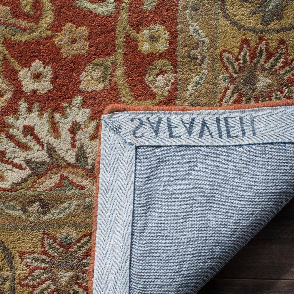 Antiquity AT249 Hand Tufted Area Rug - Rust/Gold - 6'x9' - Safavieh.