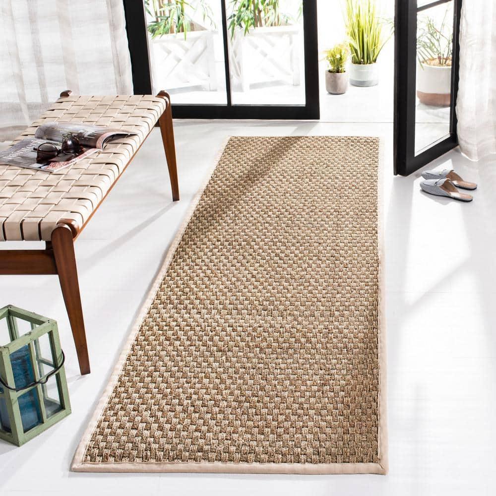 Natural Fiber NF114 Power Loomed Indoor Runner Rug - Natural/Ivory - 2'6"x6' - Safavieh.
