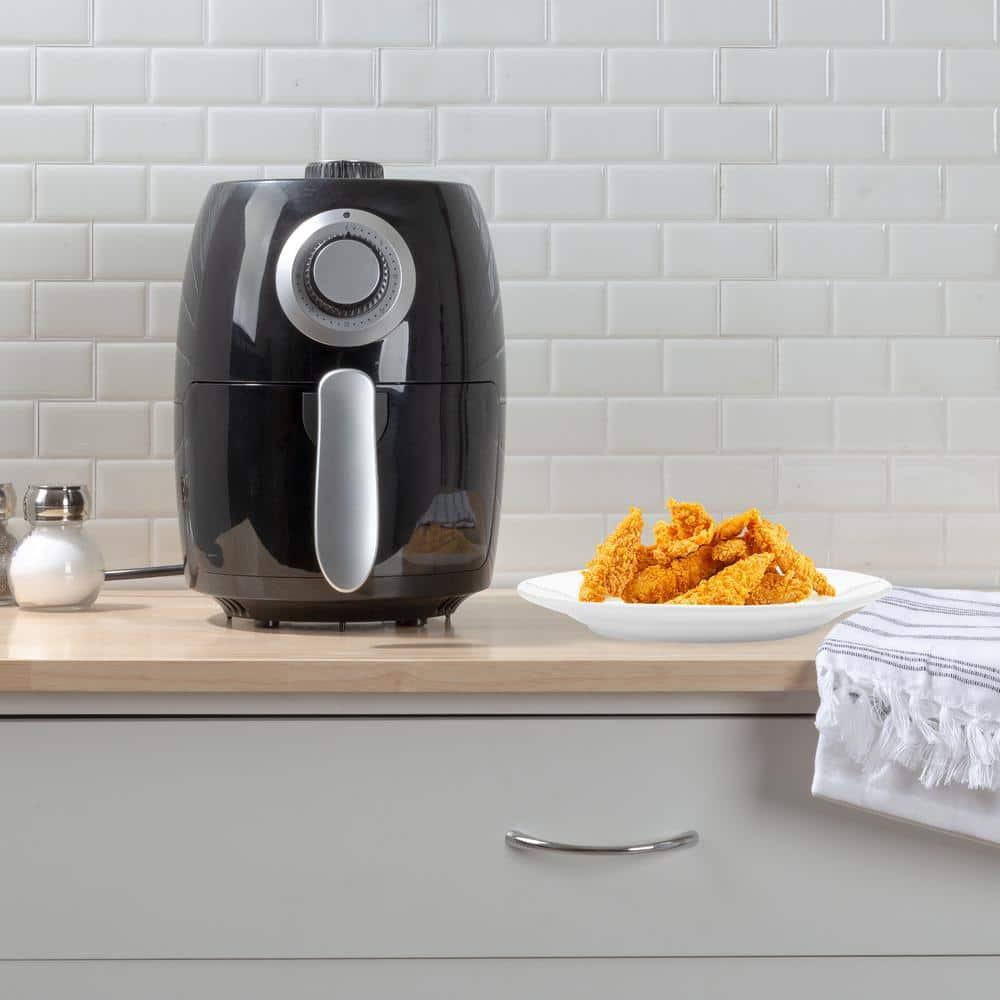 Classic Cuisine Air Fryer - 2.3-Quart Electric Fryer For Healthier Cooking - Compact Appliance With Nonstick Interior - Kitchen Gadgets By Classic Cuisine (Black)