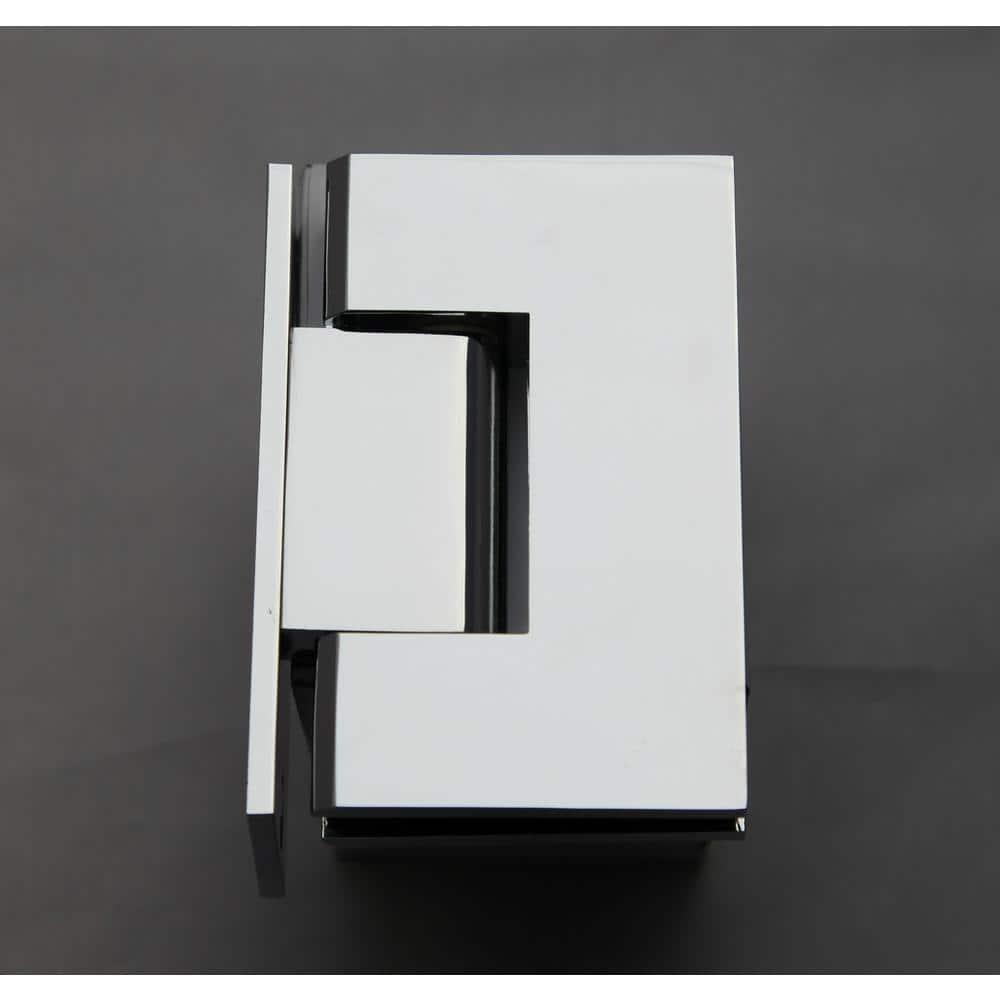 Illume 32 in. x 78 in. 90-degree Fully Frameless Wall Hinged Glass Shower Enclosure