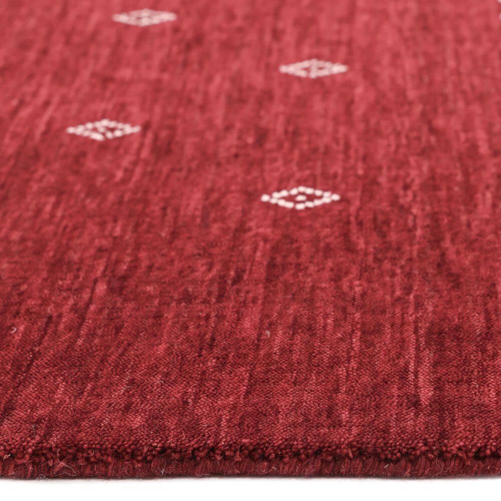 Cyrena Hand-Loomed Wool Rug - Red / 6' x 9'