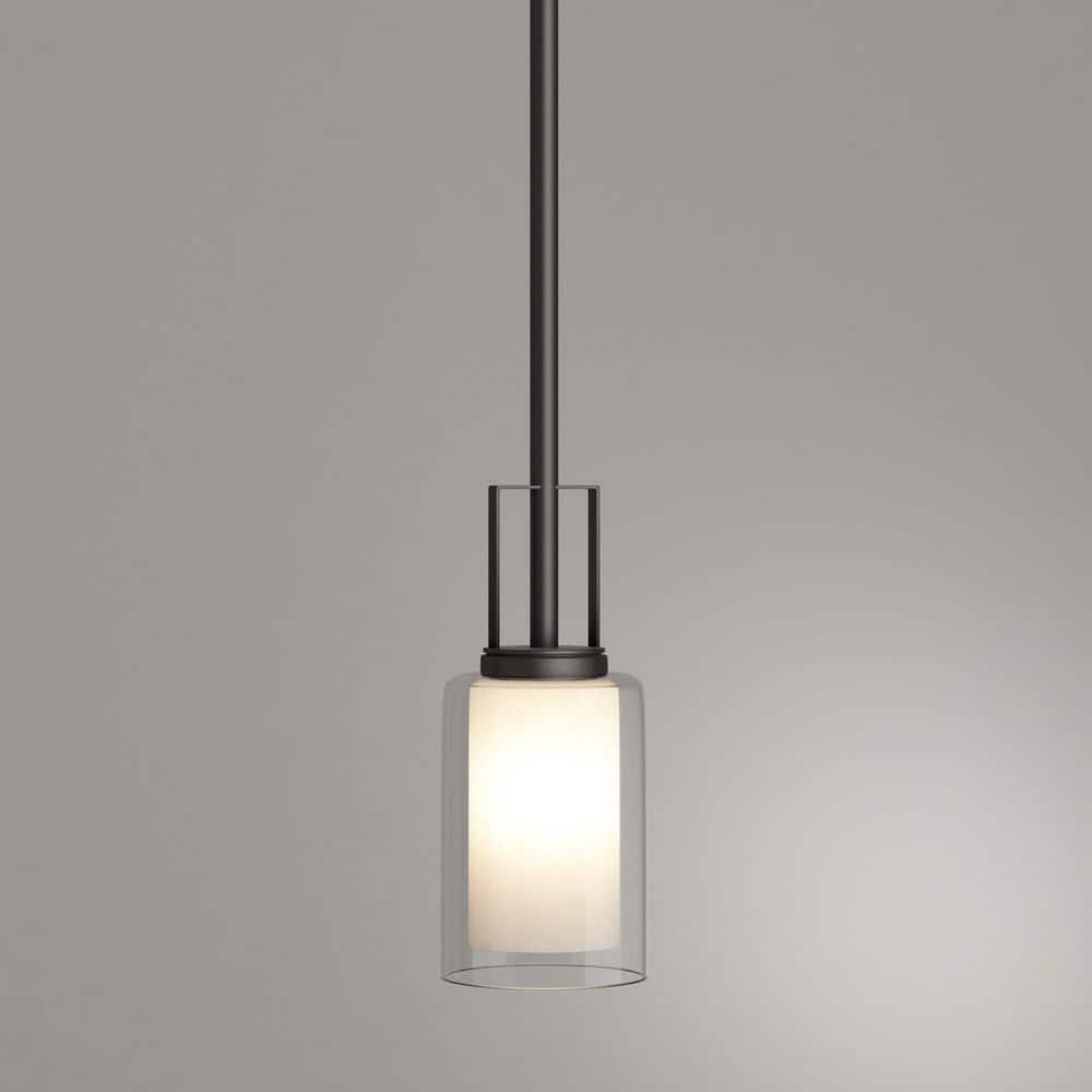 4101-172-Minka Lavery-Parsons Studio - 1 Light Mini Pendant in Transitional Style - 10 inches tall by 4.25 inches wide-Smoked Iron Finish