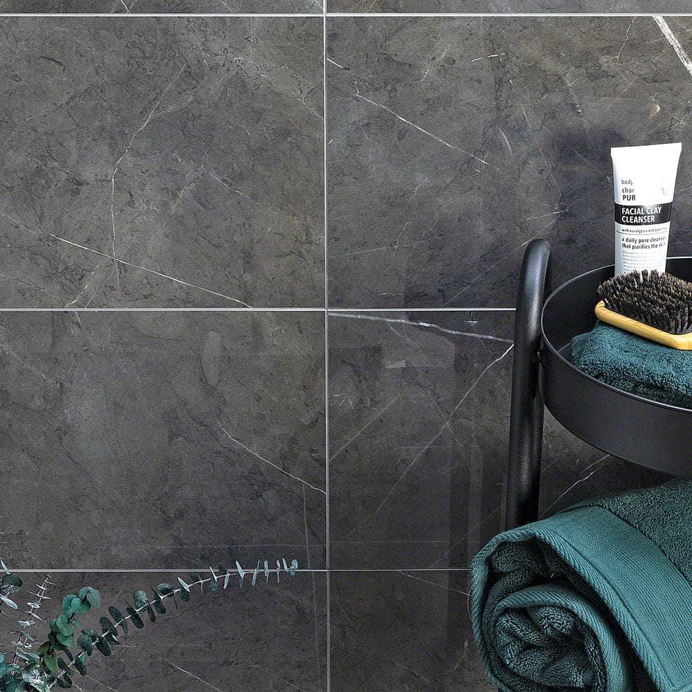 Bond Tile 12" x 24" Porcelain Marble Look Wall & Floor Tile