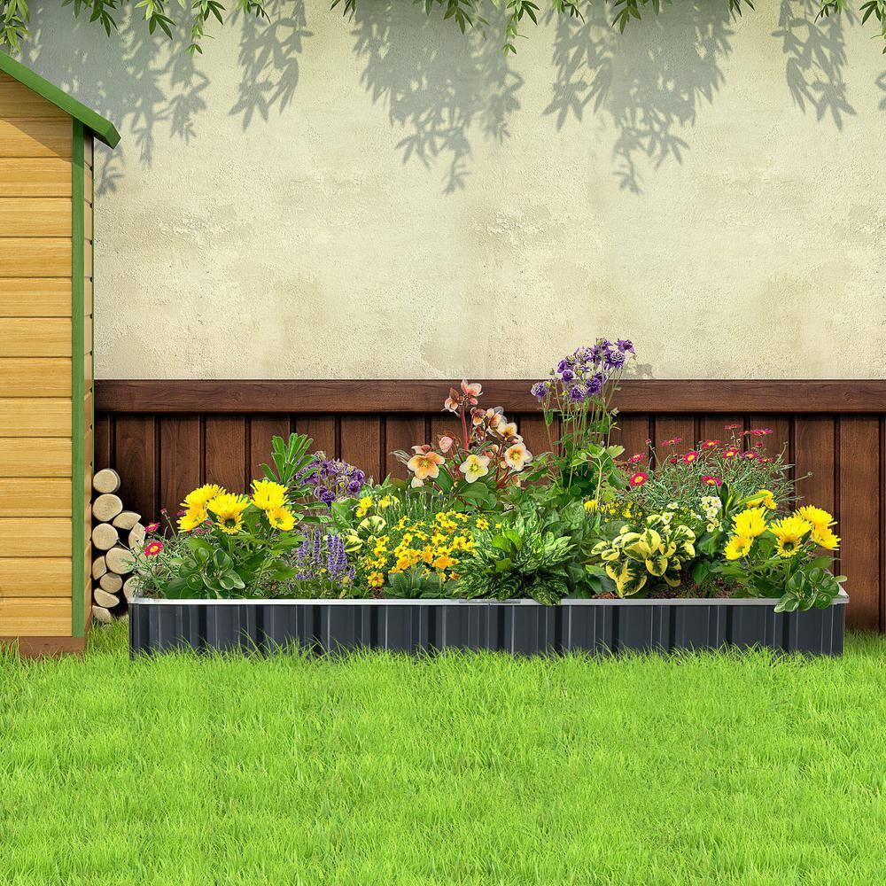 Outsunny Metal Planter Box