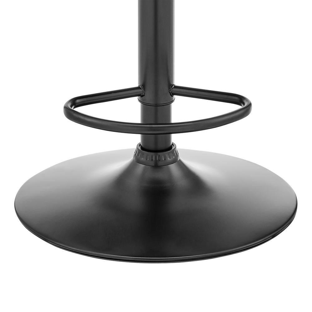 Dax Barstool: Adjustable, Swivel, Square Upholstered Seat - Armen Living