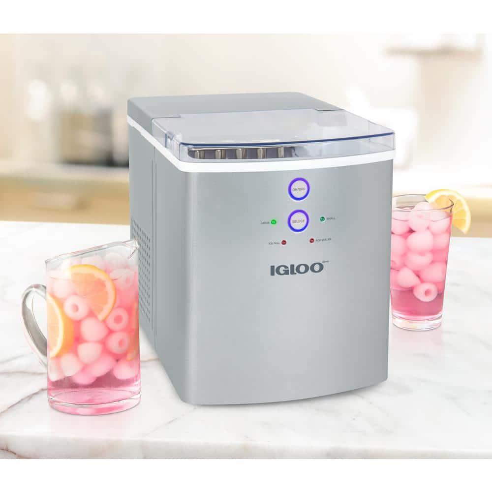 Igloo Igloo Premium Countertop Ice Maker Machine, 33 lbs. in 24 hrs. with Ice Scoop and Basket