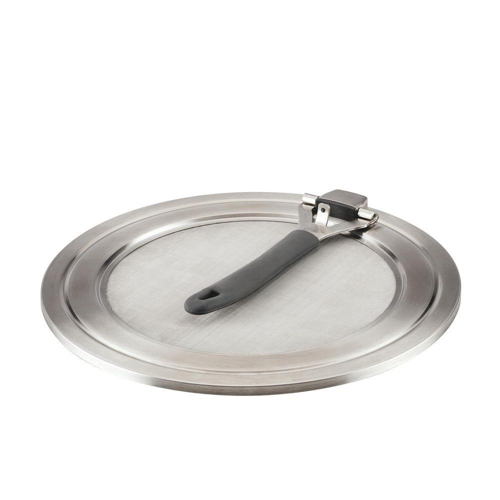 Circulon Circulon Universal Splatter Guard Mesh Grease Cover For Pots And Pans Protects Stove, Countertop, And Kitchen From Oil When Frying, 13 Inch, Stainless Steel
