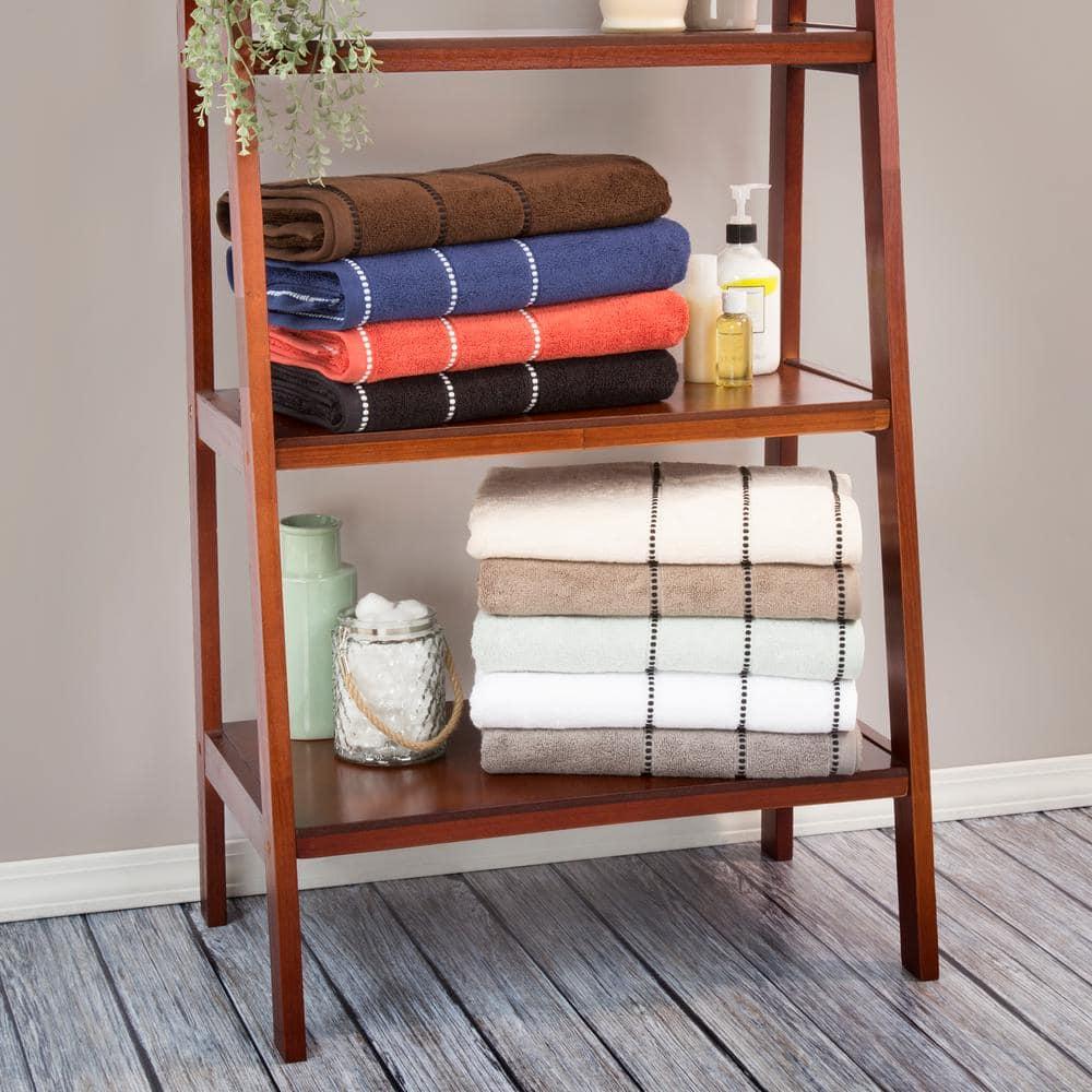 12-Piece Cotton Towel Set, Taupe