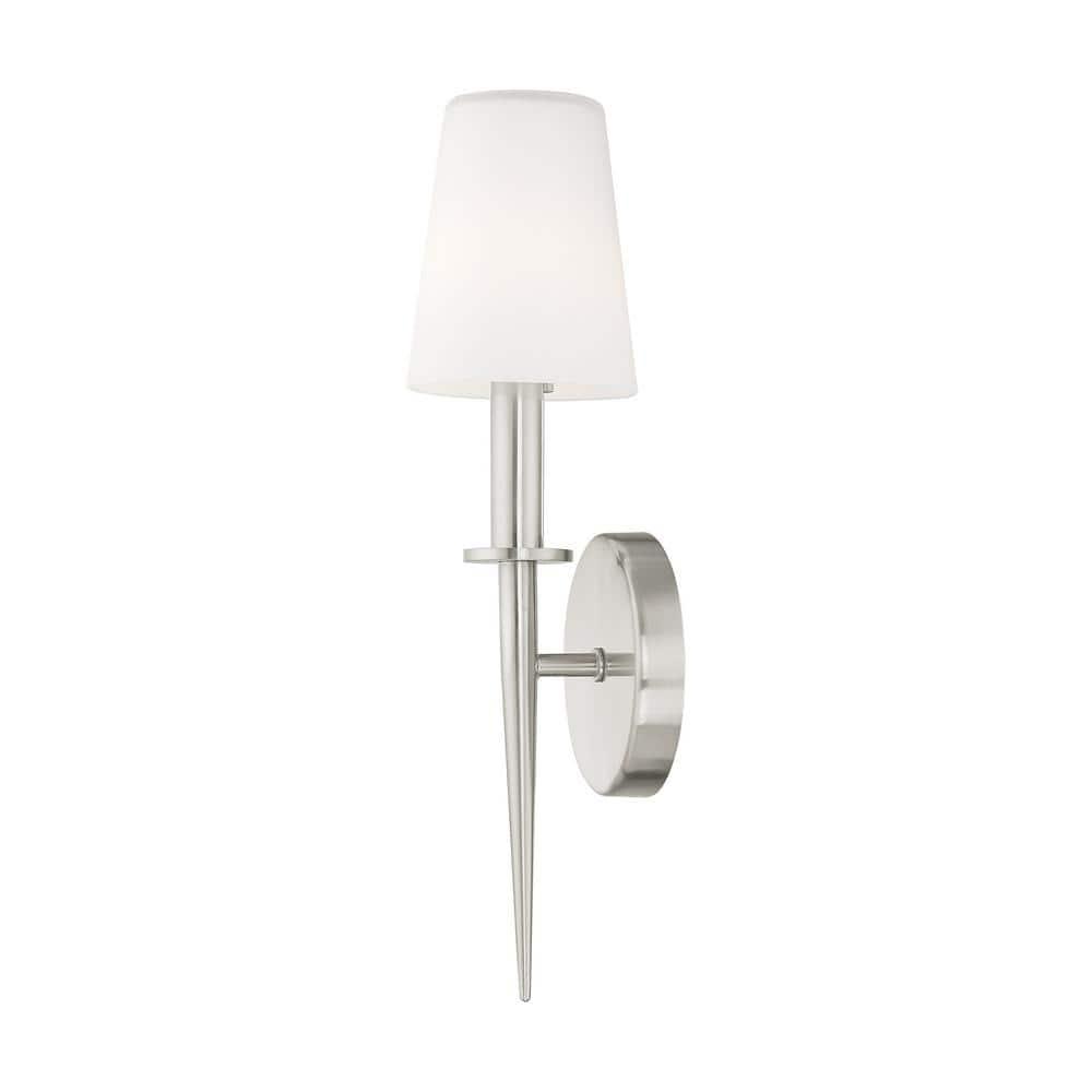Livex Lighting Witten 1 - Light Wall Light in  Brushed Nickel