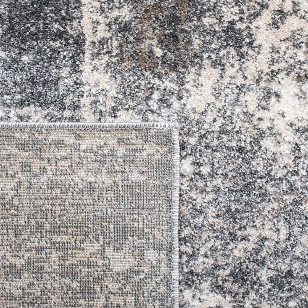 Aston ASN705 Power Loomed Indoor Area Rug - Grey/Ivory - 9'x12' - Safavieh
