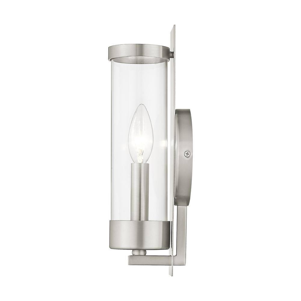 Livex Lighting Castleton 1 - Light Sconce in  Brushed Nickel