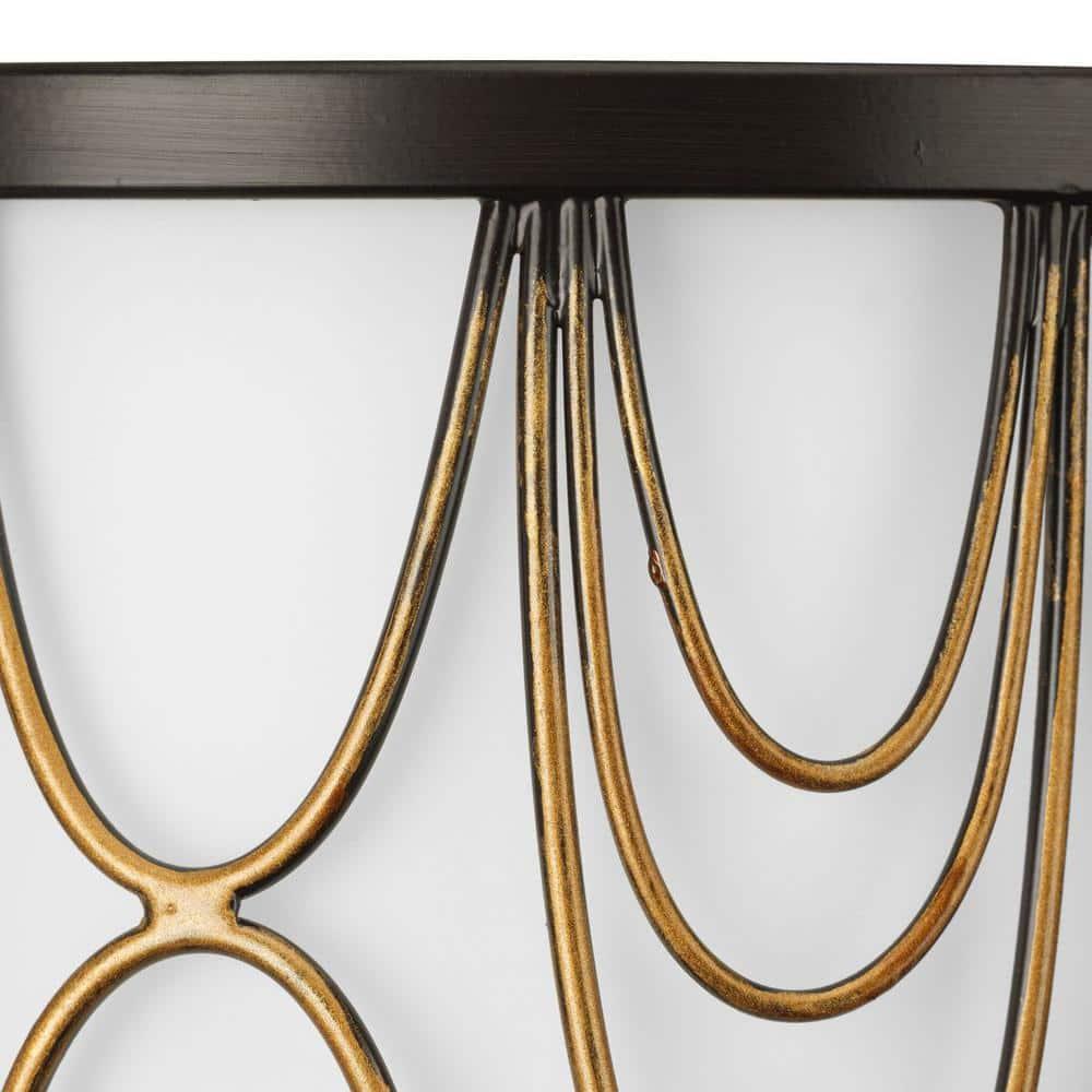 Progress Lighting Cirrine 1-Light Wall Sconce, Antique Bronze, Etched White Glass