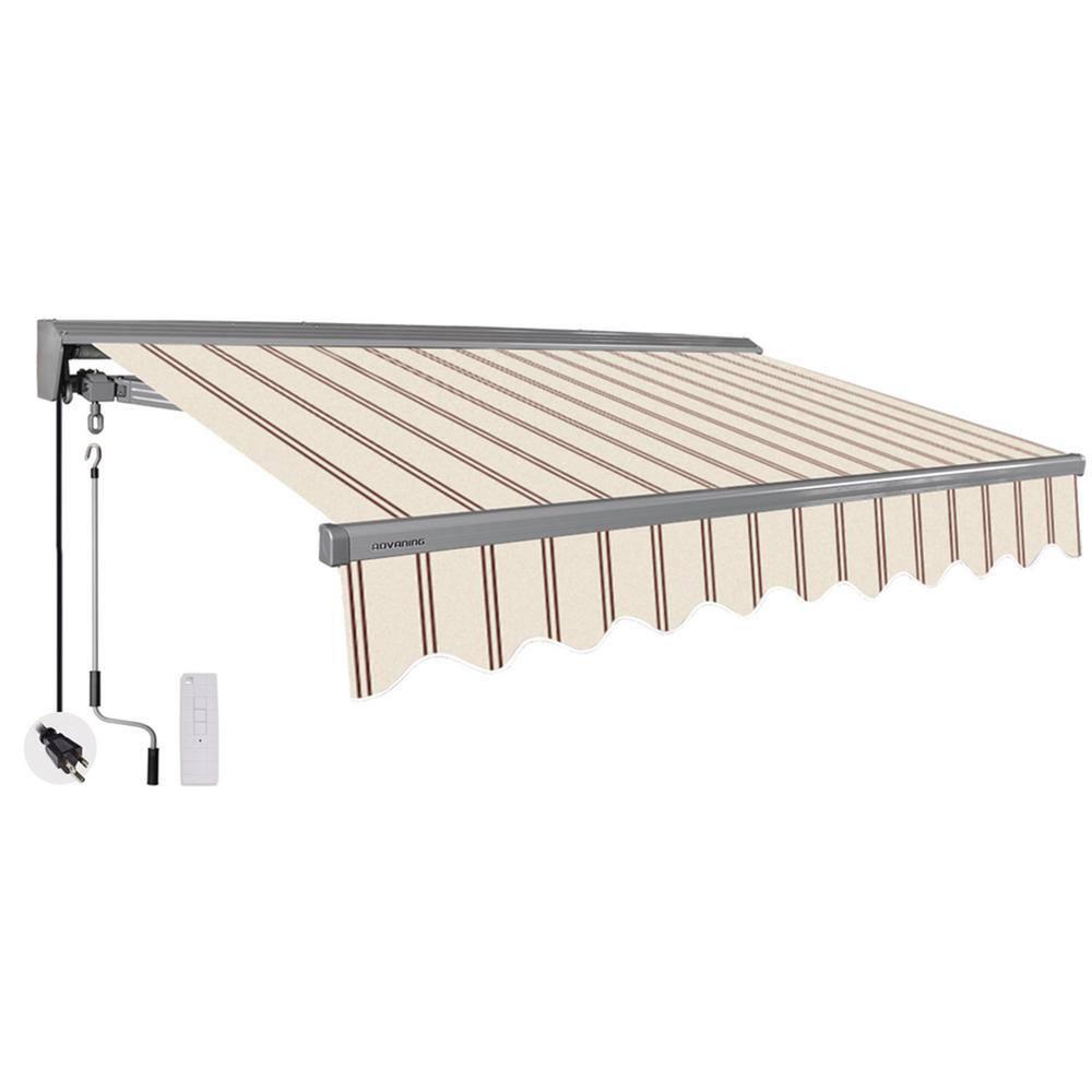 Advaning Classic Motorized Retraction Slope Patio Awning