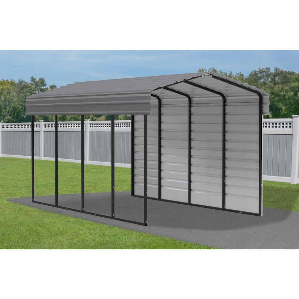 Arrow 20 x 10 ft Carport with 1-sided Enclosure
