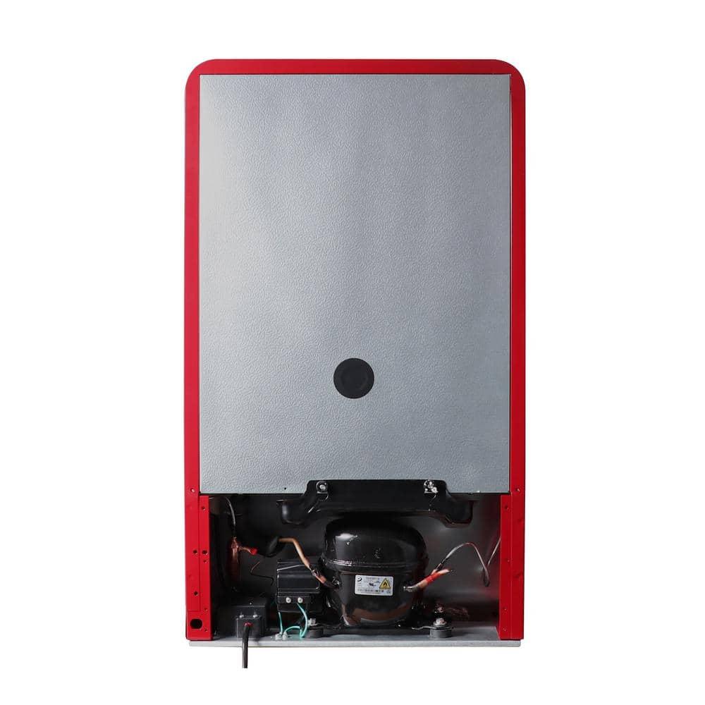 Magic Chef Magic Chef 17.5'' W 20 Cans (12 oz.) 3.4 Cubic Feet Beverage Cooler with Wine Storage and Glass Door