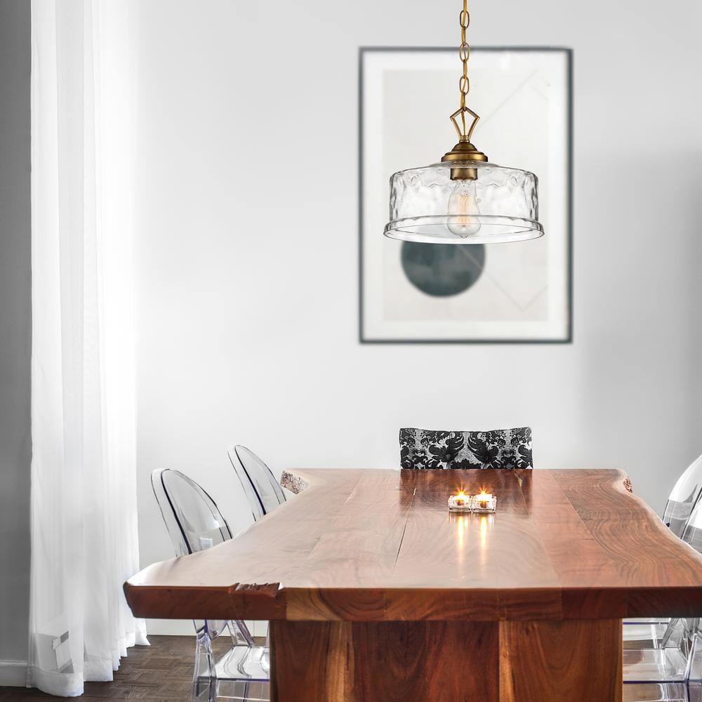 Designers Fountain - Drake - One Light Down Pendant-Brushed Gold Finish