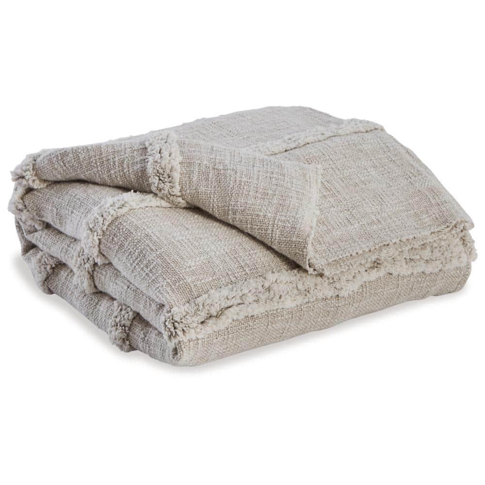 Signature Design by Ashley Casual Samsen Throw  Linen