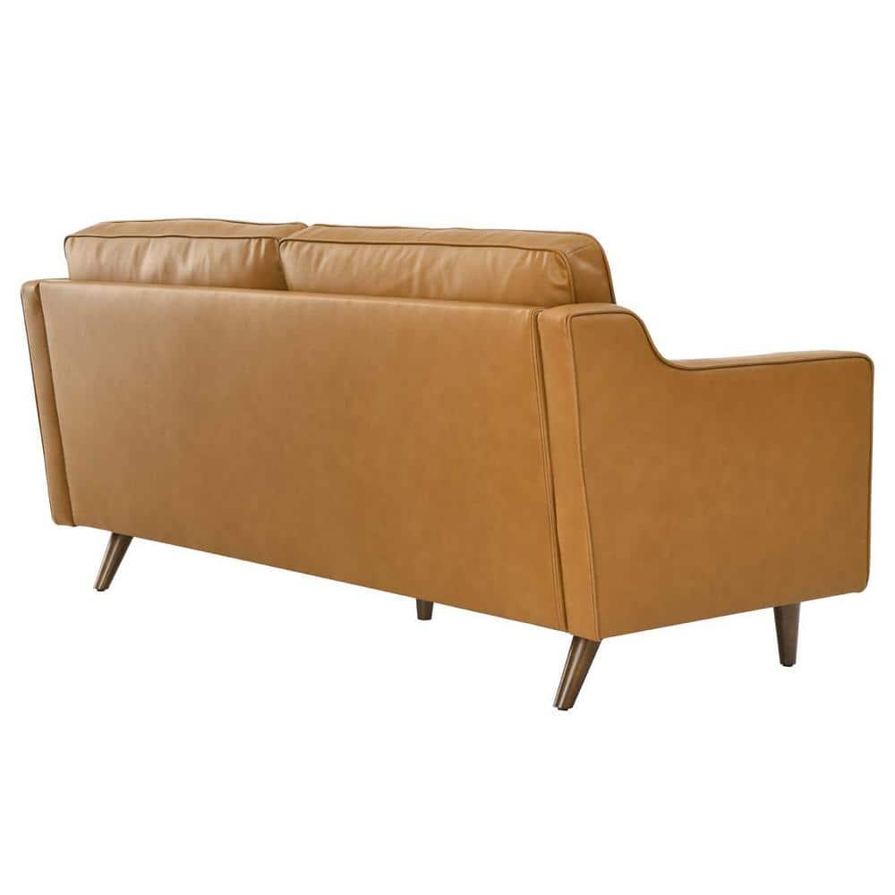 Impart Genuine Leather Sofa Tan