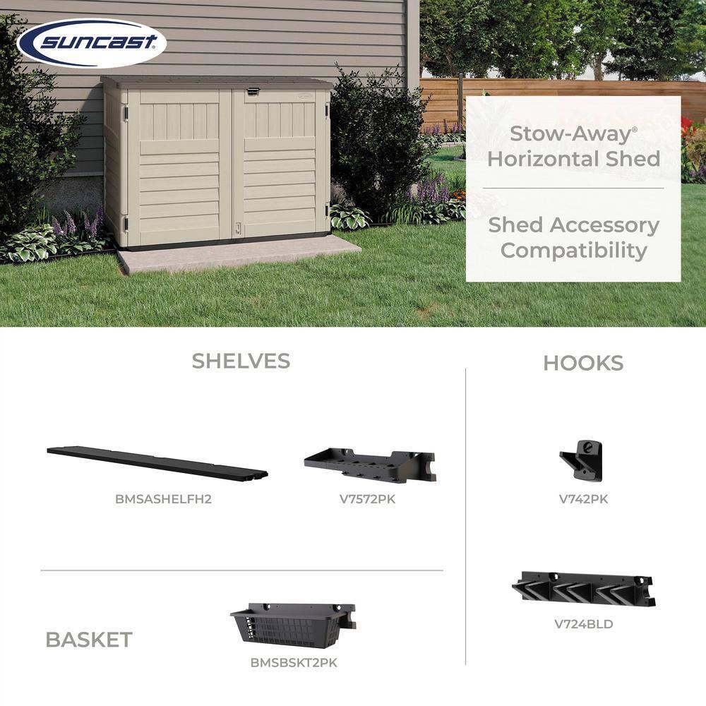 Suncast Horizontal Storage Shed
