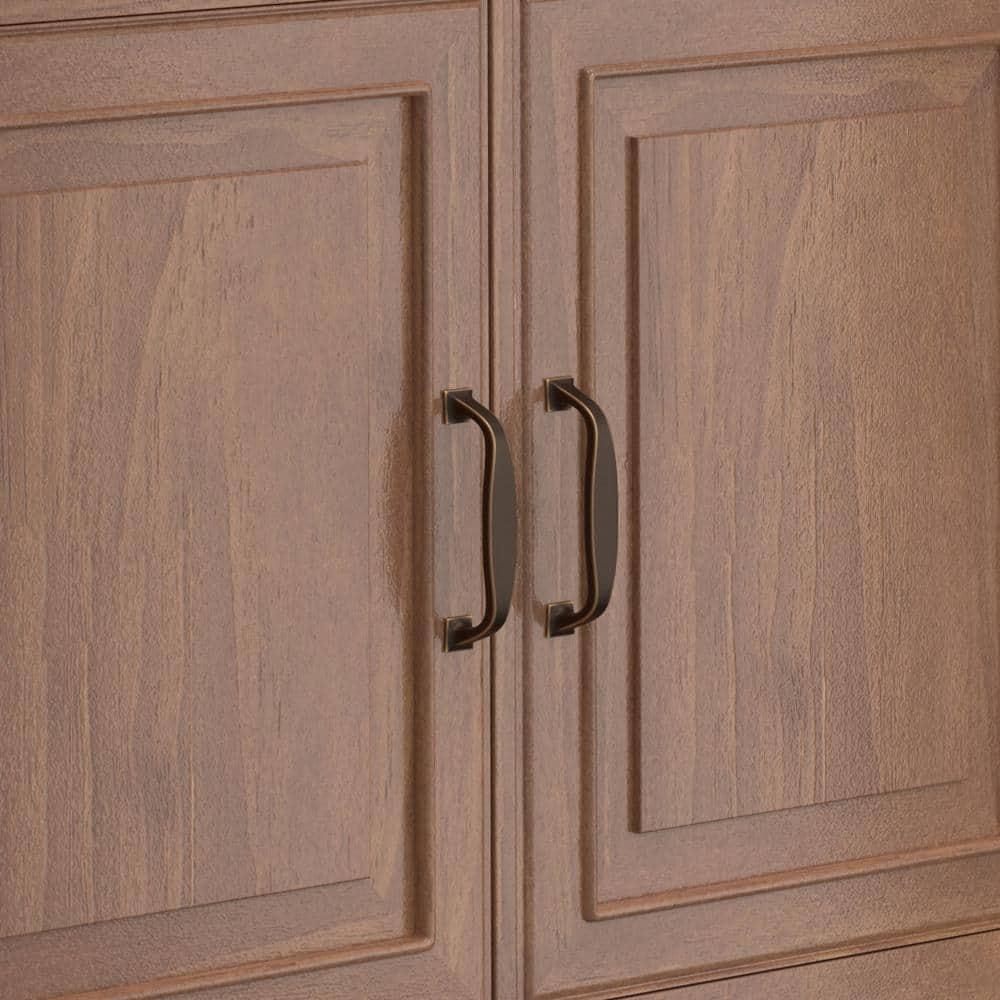 Simpli Home Connaught Solid Wood 2 - Door Accent Cabinet Entryway Storage Cabinet