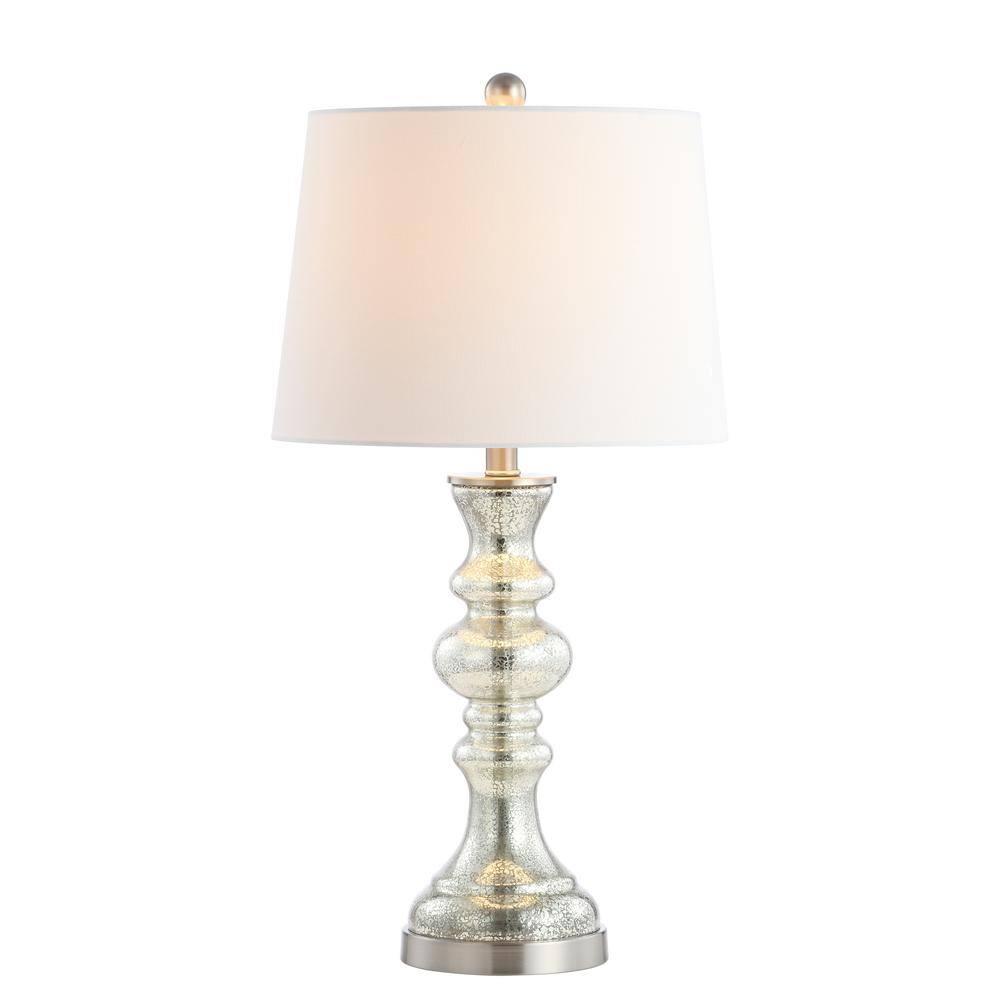 Jaiden Table Lamp - Silver/Ivory - Safavieh.
