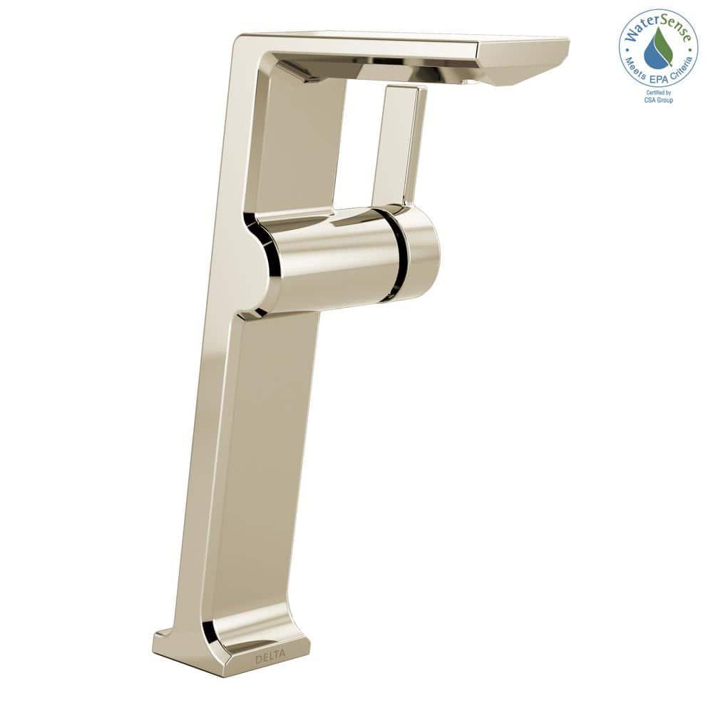Pivotal Single Hole Bathroom Faucet with Drain Assembly and Diamond™ Seal Technology