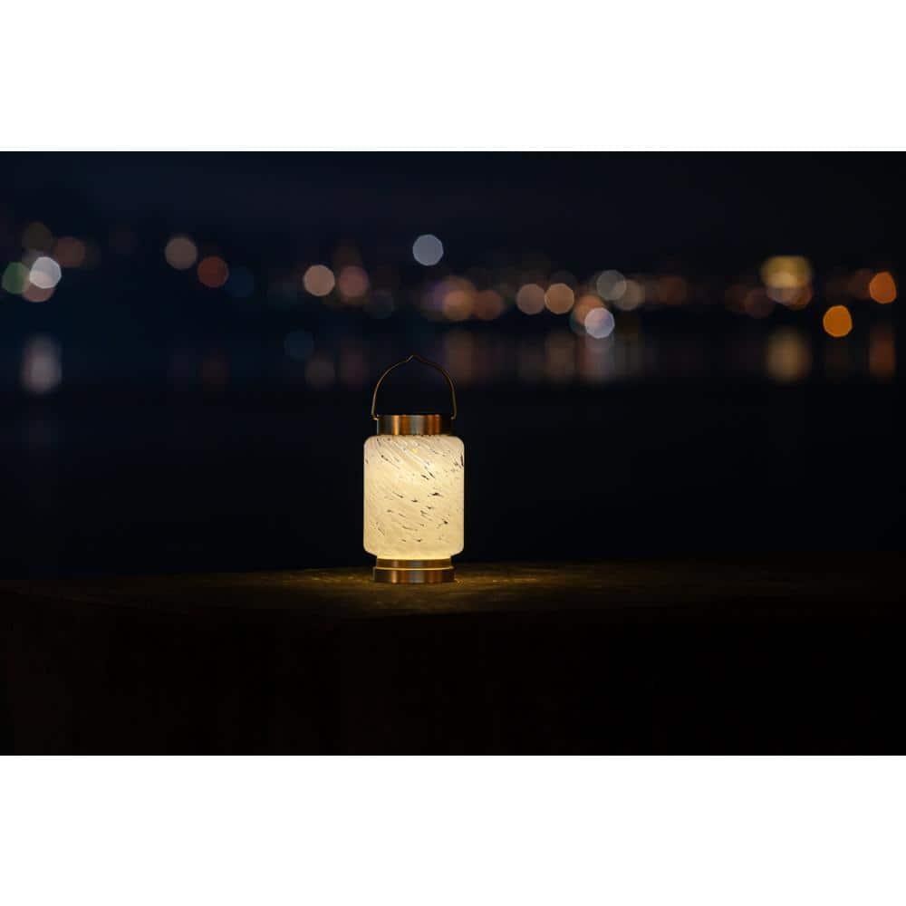 Allsop Home and Garden 7.5'' Solar Powered Integrated LED Outdoor Lantern