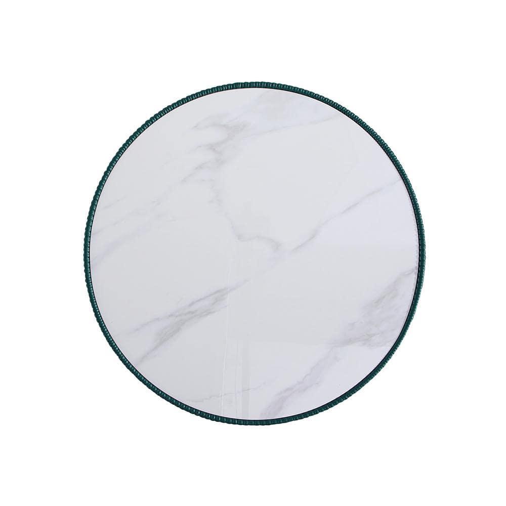 Manhattan Comfort Anderson Leatherette Upholstered Coffee Table: Gold Finish, No Assembly Required