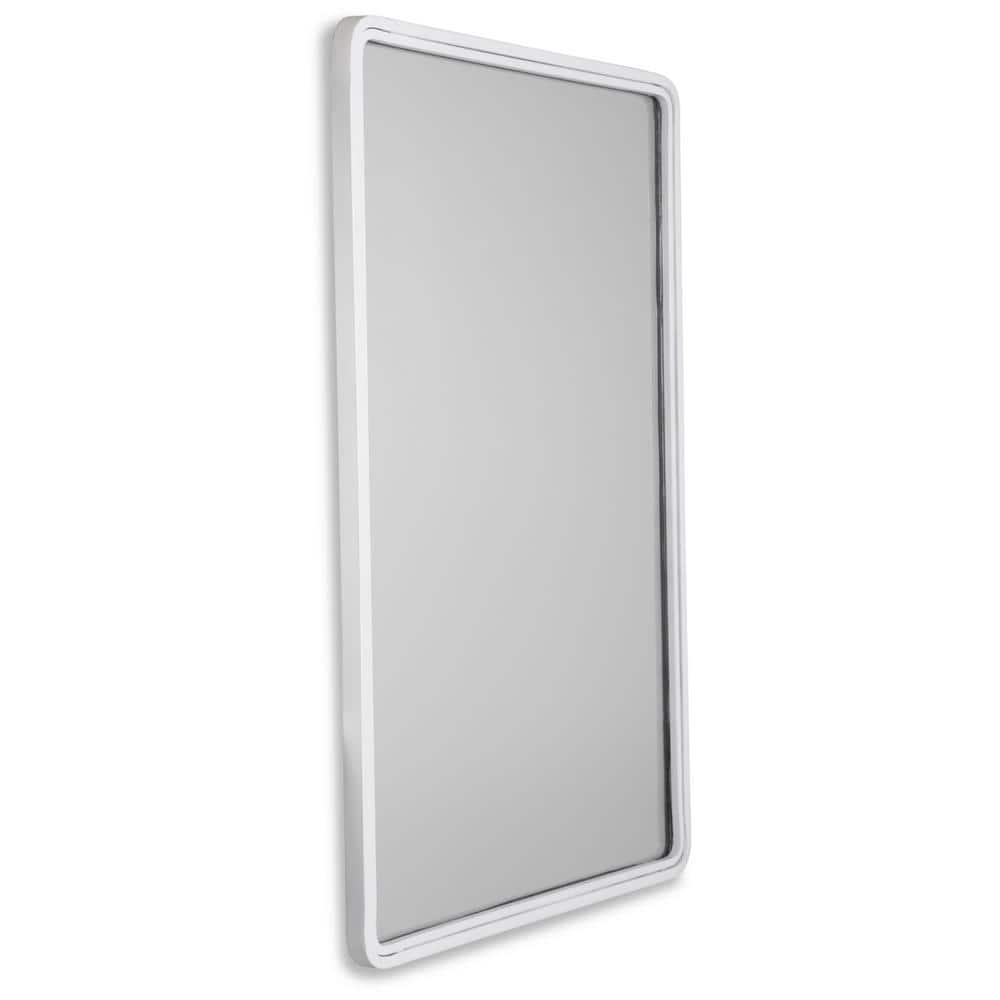 Signature Design by Ashley Contemporary Brocky Accent Mirror  White
