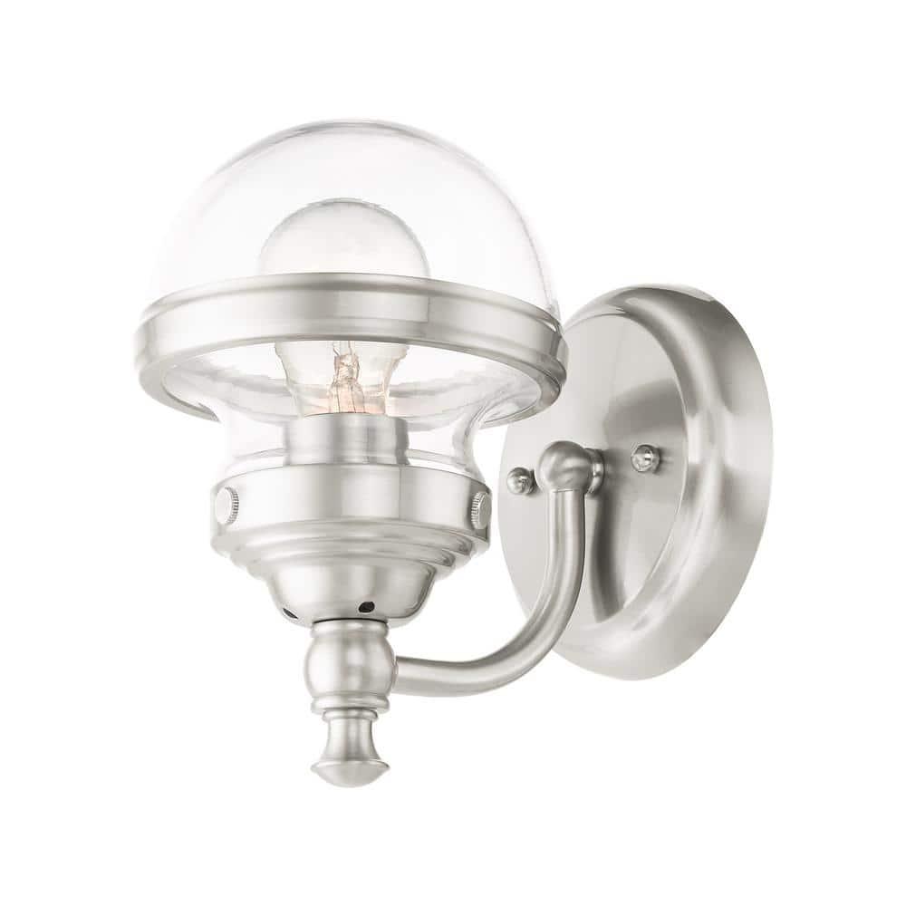 Livex Lighting Oldwick 1 - Light Vanity in  Brushed Nickel