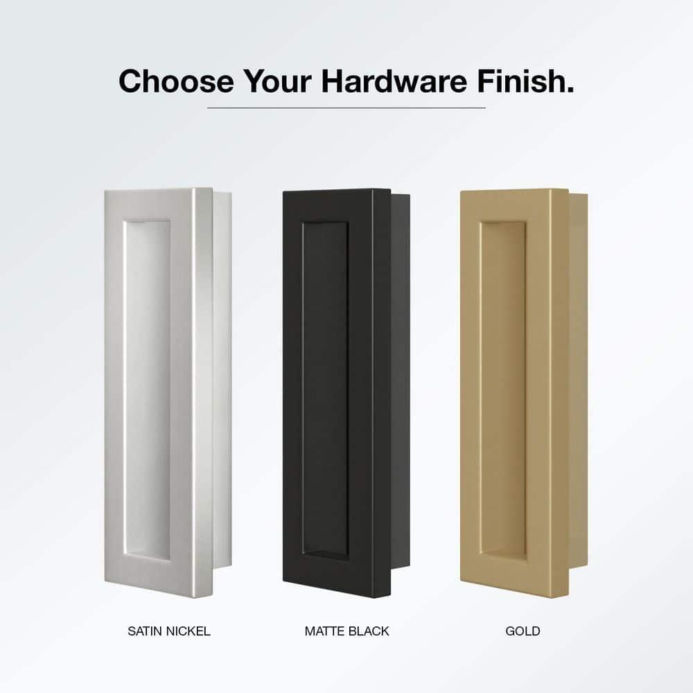 Ove Decors Stanford 48 In. W X 74 In. H Sliding Fluted Straight Alcove Shower Door