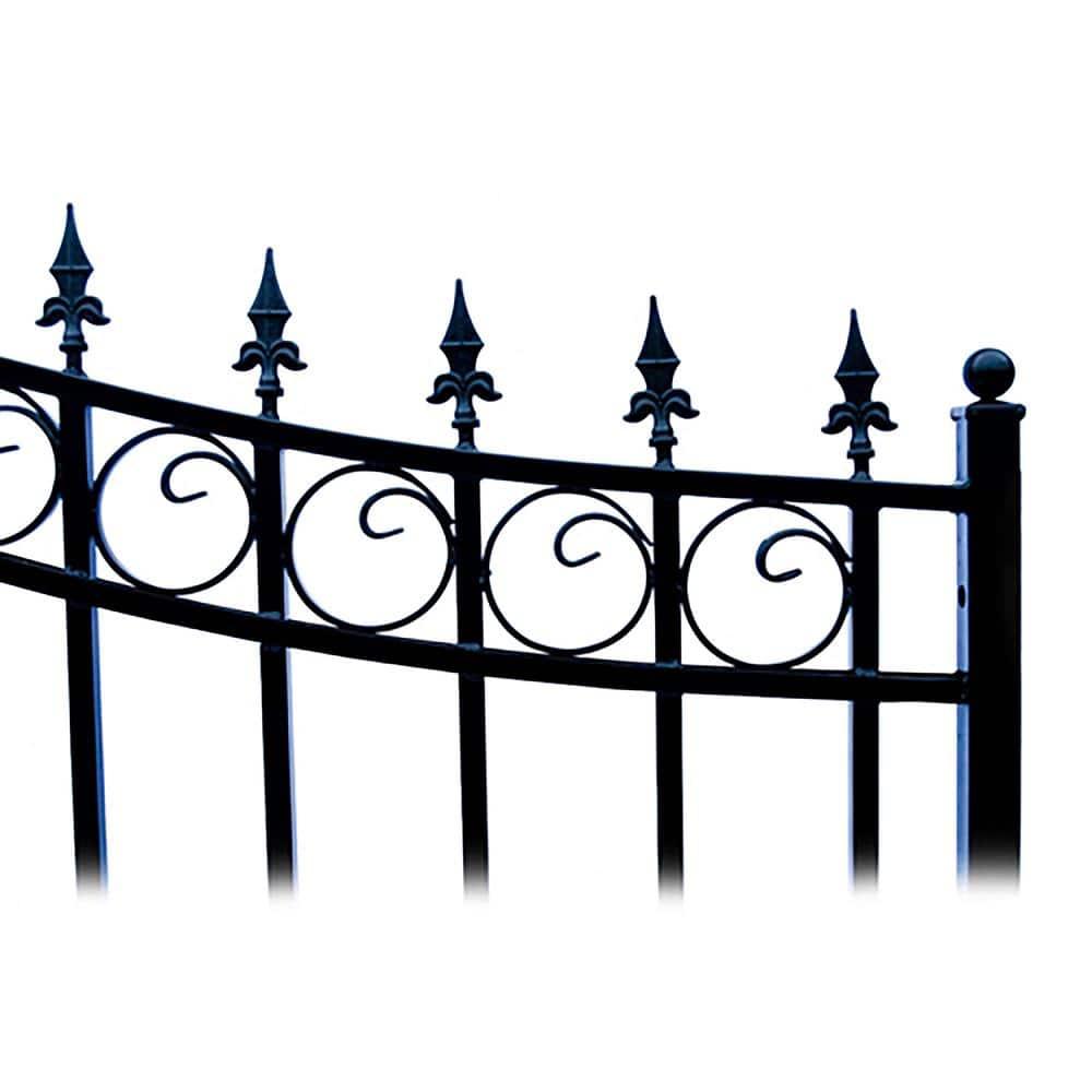 ALEKO Steel Single Swing Driveway Gate - LONDON Style