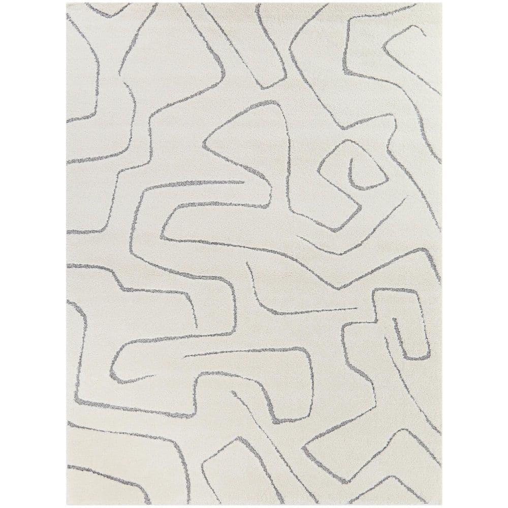 7'10"x10' Tanya Abstract Kids' Area Rug Gray - Balta Rugs
