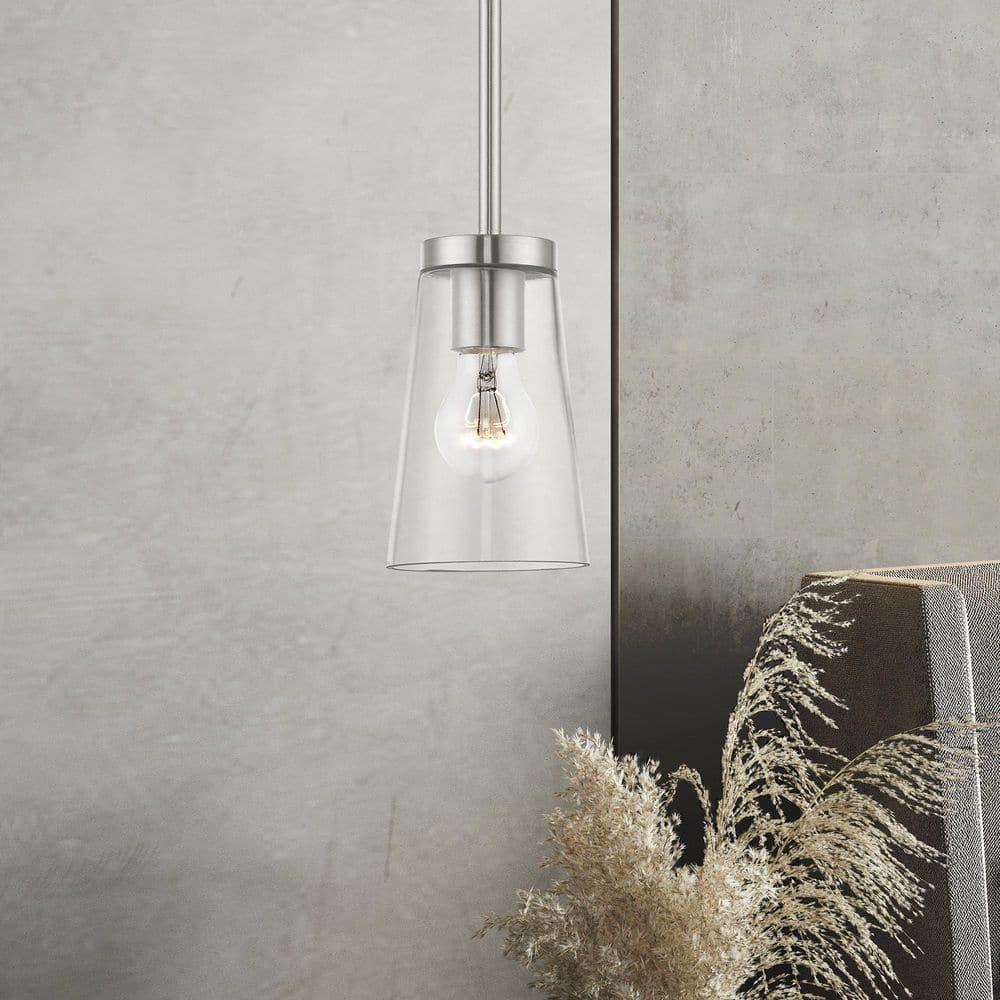 Livex Lighting Cityview 1 - Light Pendant in  Brushed Nickel