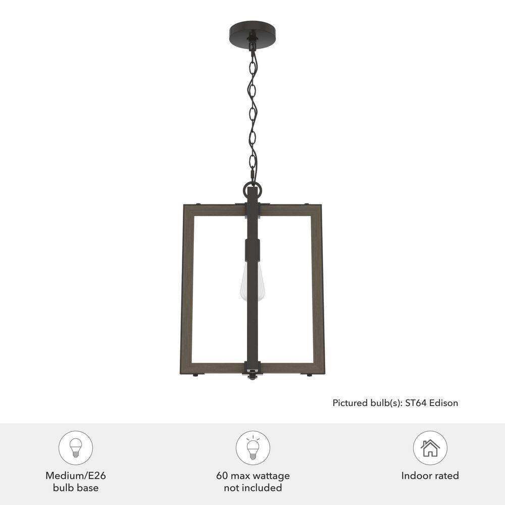 Woodburn 1 - Light Single Geometric Pendant
