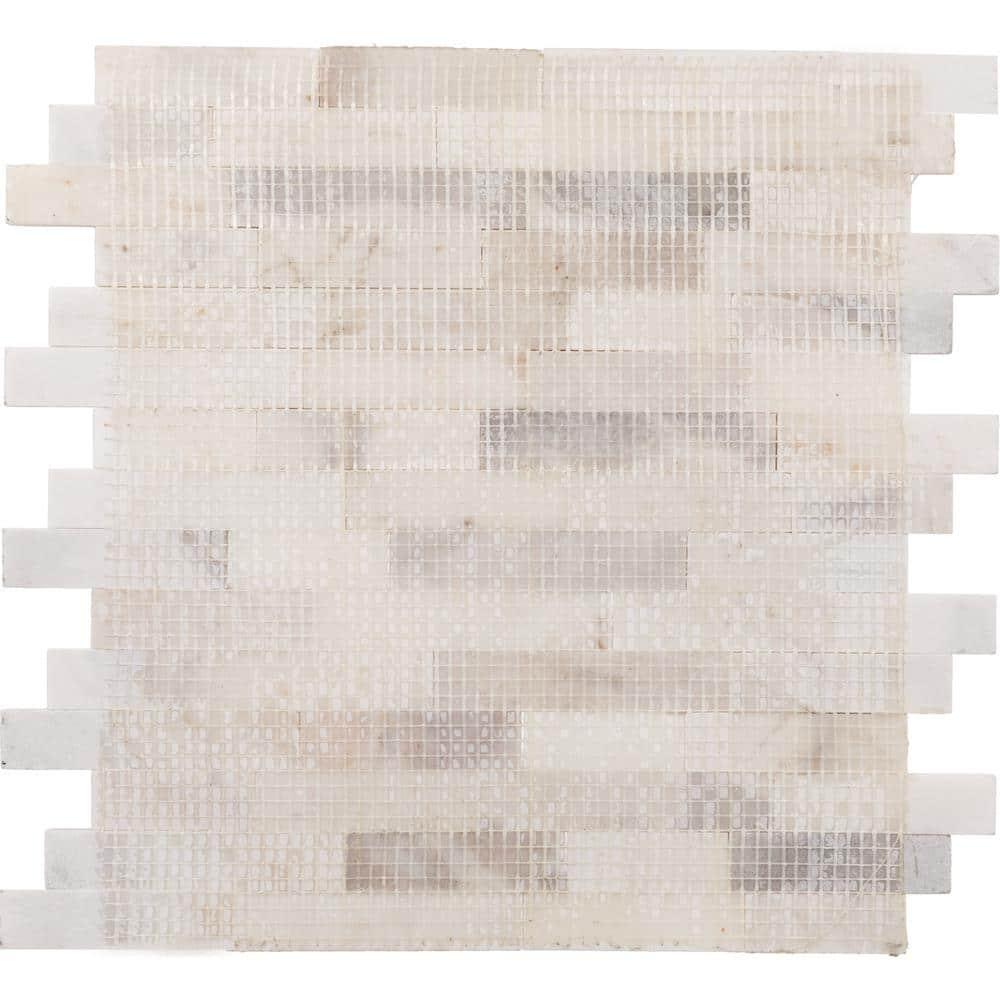 Minute Mosaix Marble Linear Mosaic Wall Tile