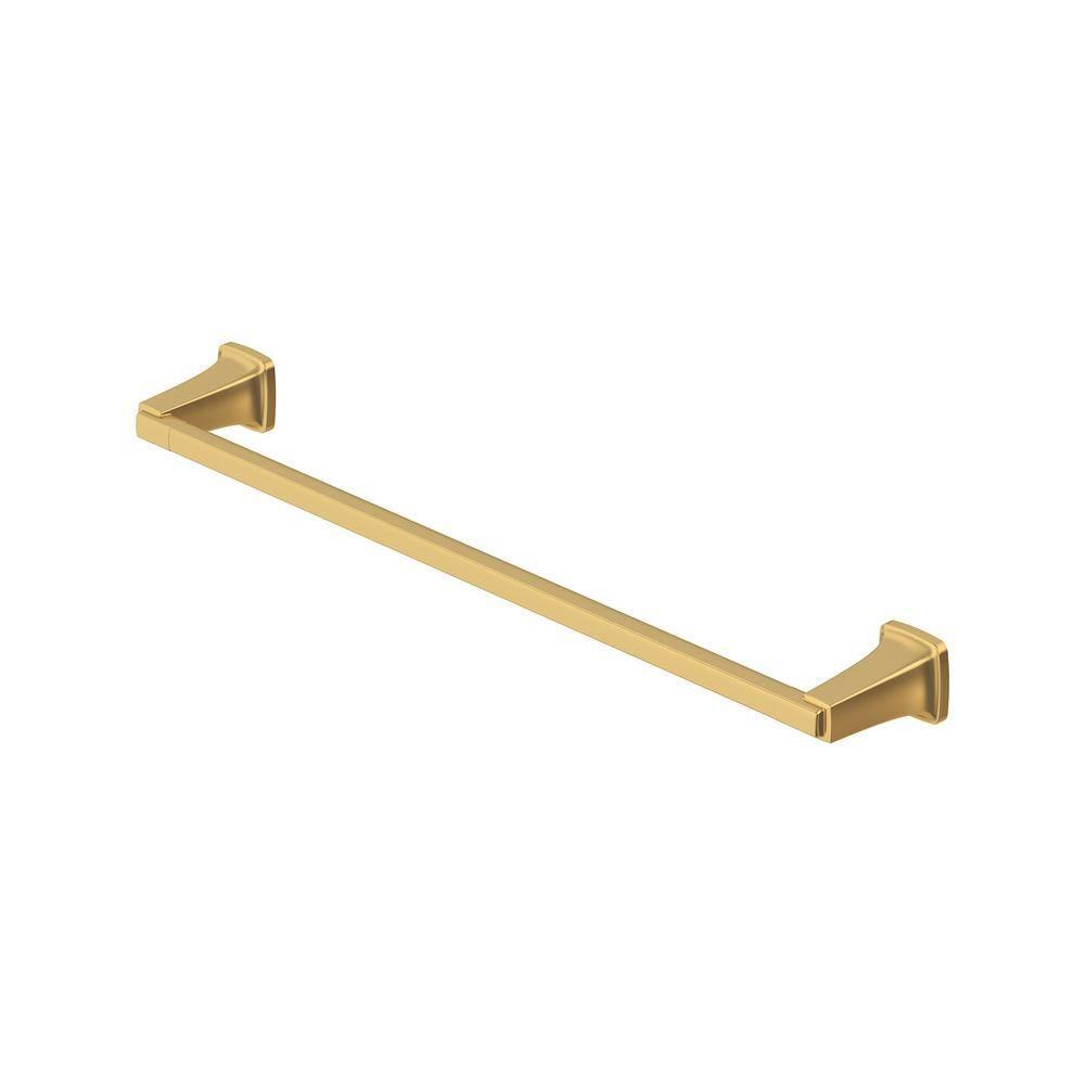 Townsend 24-Inch Brushed Gold Wall Mounted Towel Bar