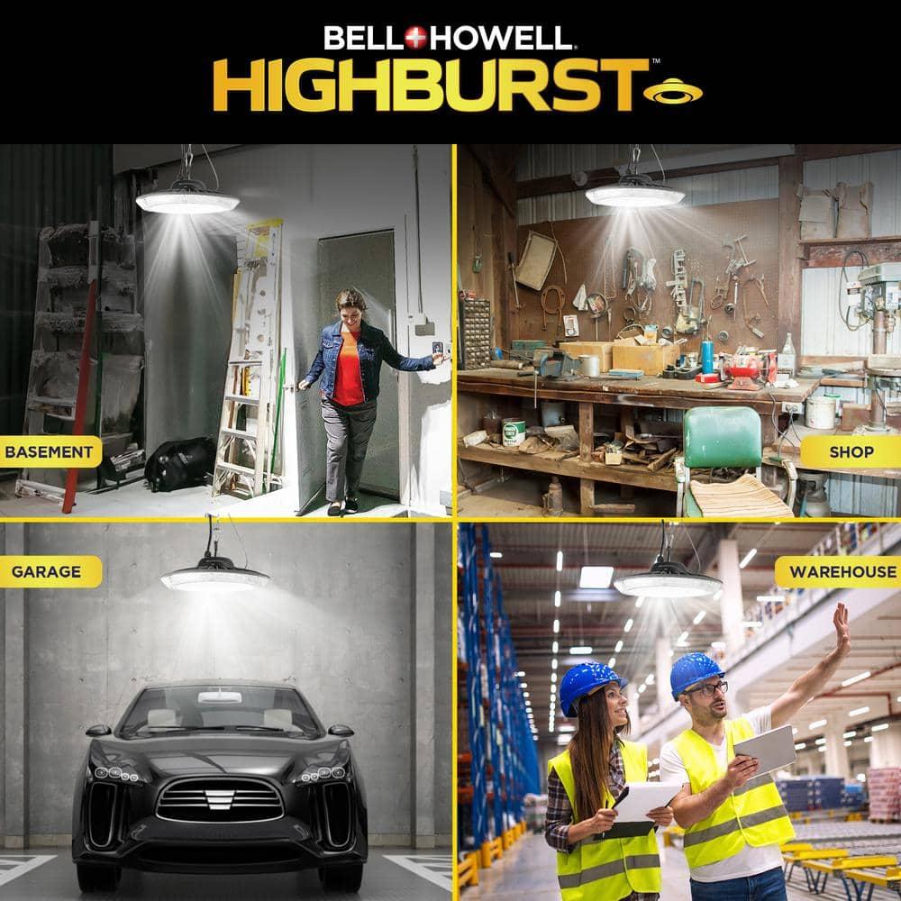 Bell and Howell High Bay Shop Lights Bright LED Light 6000 Lumens