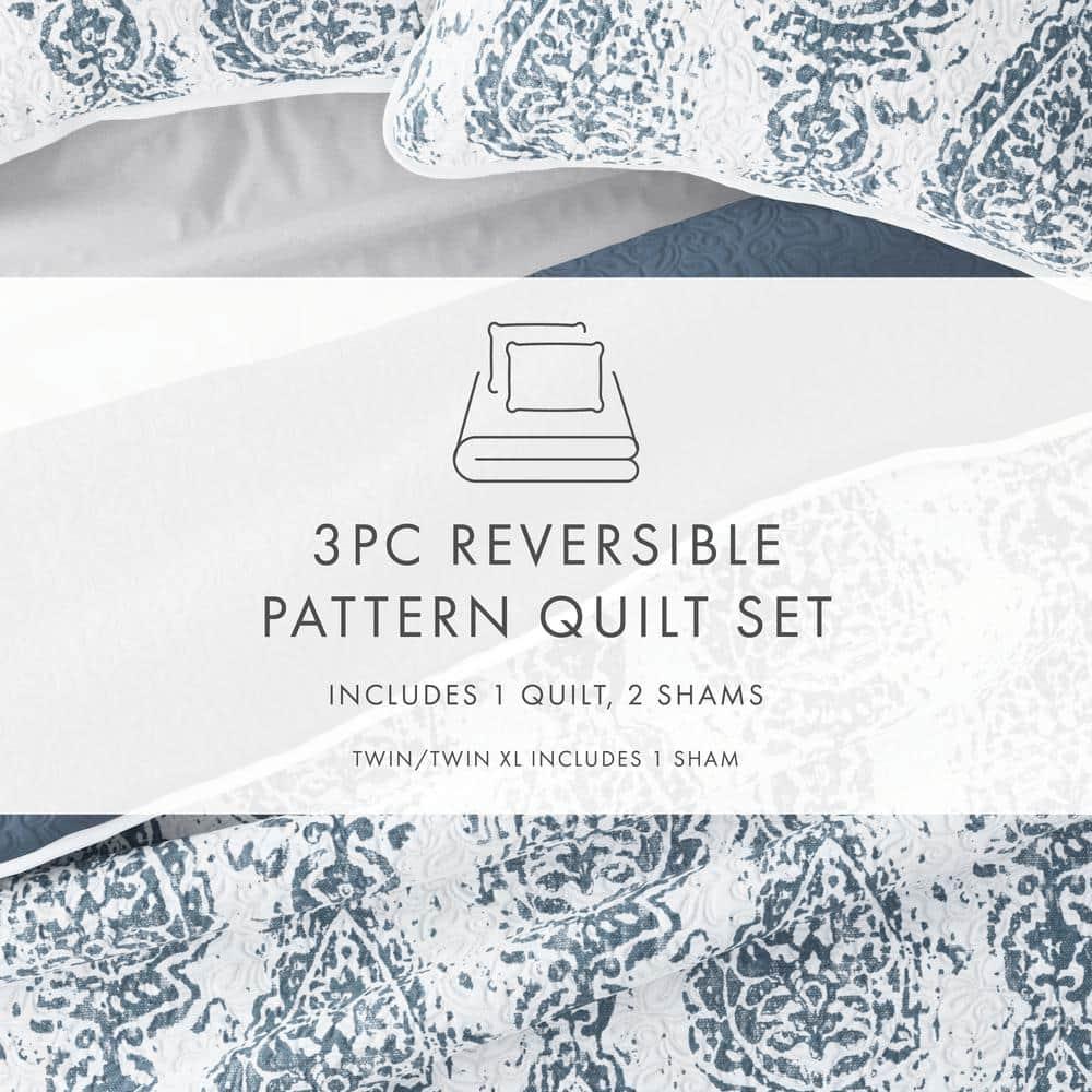 Becky Cameron Damask Quilt Set