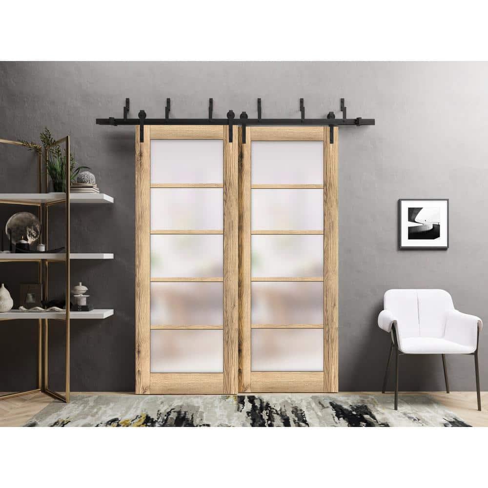 Quadro Solid + Manufactured Wood Paneled Slab Door