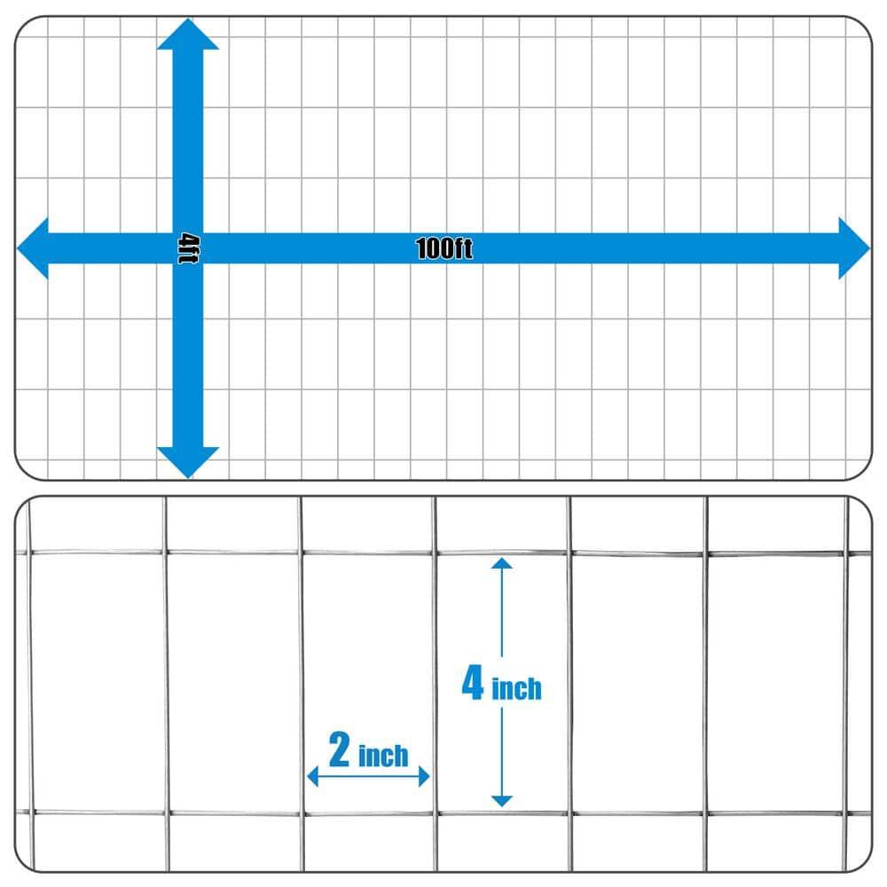 Fencer Wire Fencer Wire 12.5 Gauge Galvanized Welded Fence Wire Roll with Mesh , Multiple Options