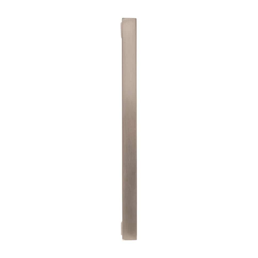 Sleek Satin Nickel Modern Bar Cabinet Pull with Mounting Hardware